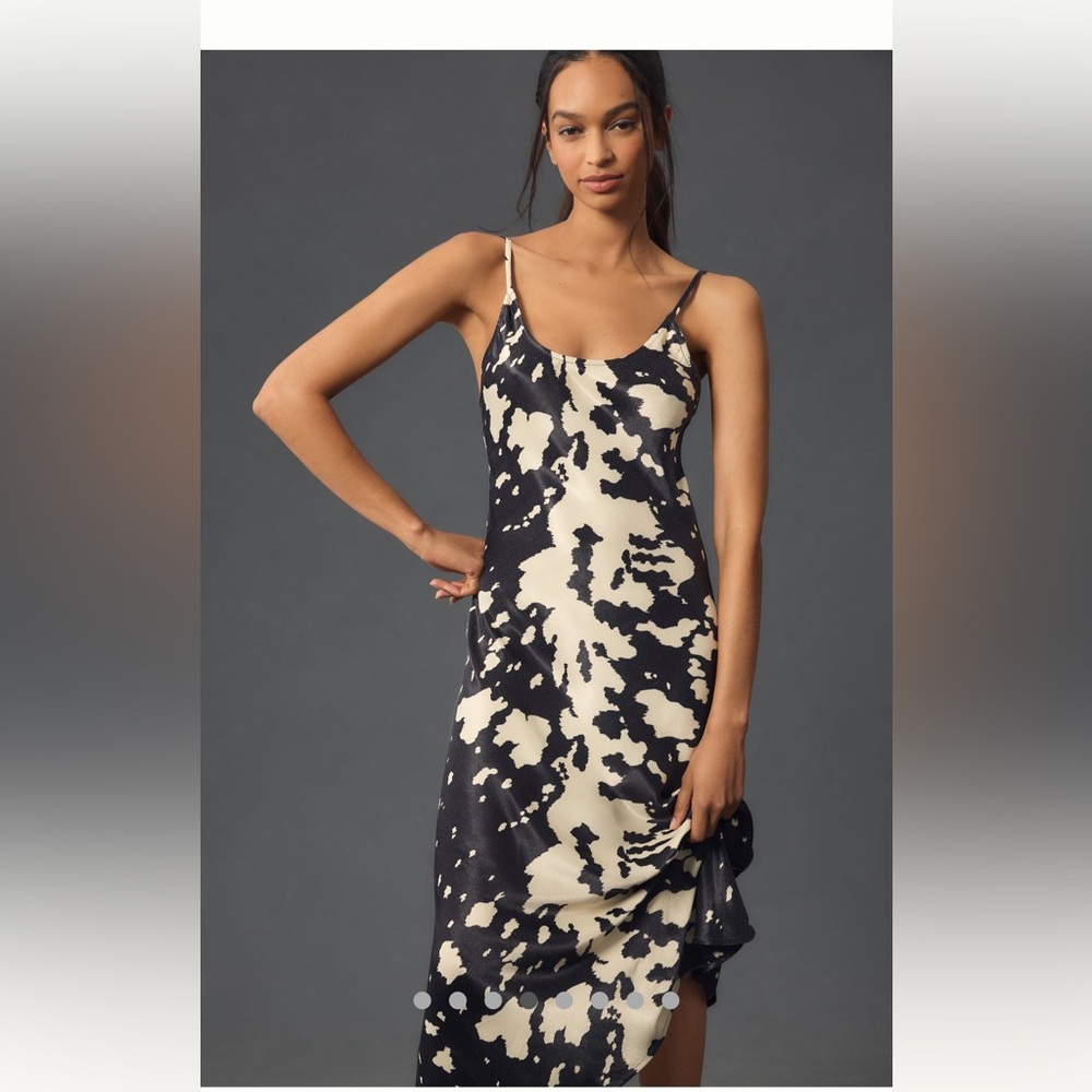 NWT Anthropologie Conditions Apply Elva Slip Midi Dress